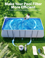 SUMMERBUDDY Pool Clarifier for Above Ground Pools and Inground Pool, Works with Any Pools, Clarifier for Swimming Pool