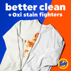Tide 4-n-1 Ultra Oxi PODS Laundry Detergent Pacs, 57 Count, HE Compatible, Built in Pre-treater for Stains