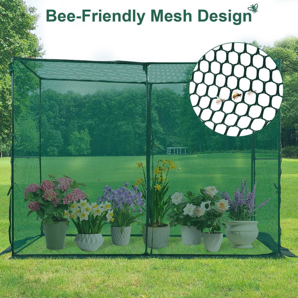 Toriexon Crop Cage Plant Protection Tent 6.5 x 10 x 6.5 Ft