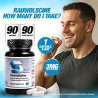 Slim Science Rauwolscine Yohimbine HCL Dietary Supplement - 3mg Per Capsule, 90 Capsules Once a Day | Supports Energy, Focus, Performance and Healthy Metabolism