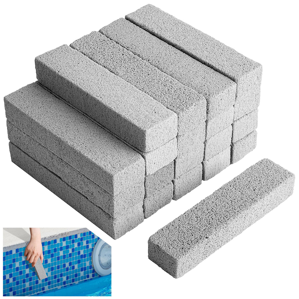 Adnee 20 Pcs Pools Pumice Stone - Pool Cleaning Block Swimming Pumice Pool Tile Stone for Pools & Spa Tile, Grout & Concrete Cleaning