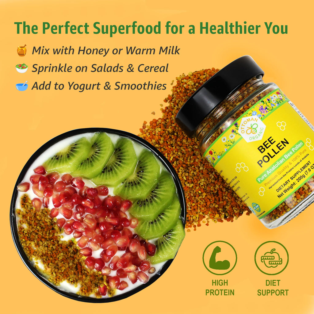 ottoman organic Bee Pollen 200g (7 oz) | USDA Organic