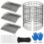 3Pack Plant Protector from Animals, 9pcs Wire Plant Protectors Metal Mesh Plant Cages, 11.8 x 15.7 Inch Outdoor Plant Guards for Rabbits Chicken Squirrels and Garden Protection