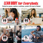 Lean Body Ready-to-Drink Salted Caramel Protein Shake, 40g Protein, Whey Blend, 0 Sugar, Gluten Free, 22 Vitamins & Minerals, 17 Fl Oz (Pack of 12)