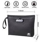 Free Boy 11.8"x8.6"Smell Proof Bags,Odor Proof Bag with Combination Lock,Smell Odor Case Container