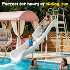 Pool Slide Water Tubing Kit, Inground Pool Slide Hose Kit, Sprayer/Spray Kit for Swimming Pool Slide(Whole Set)