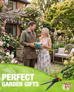 WORKPRO Grass Shears Handheld, Grass Clippers with 360 Degree Swivel Blades