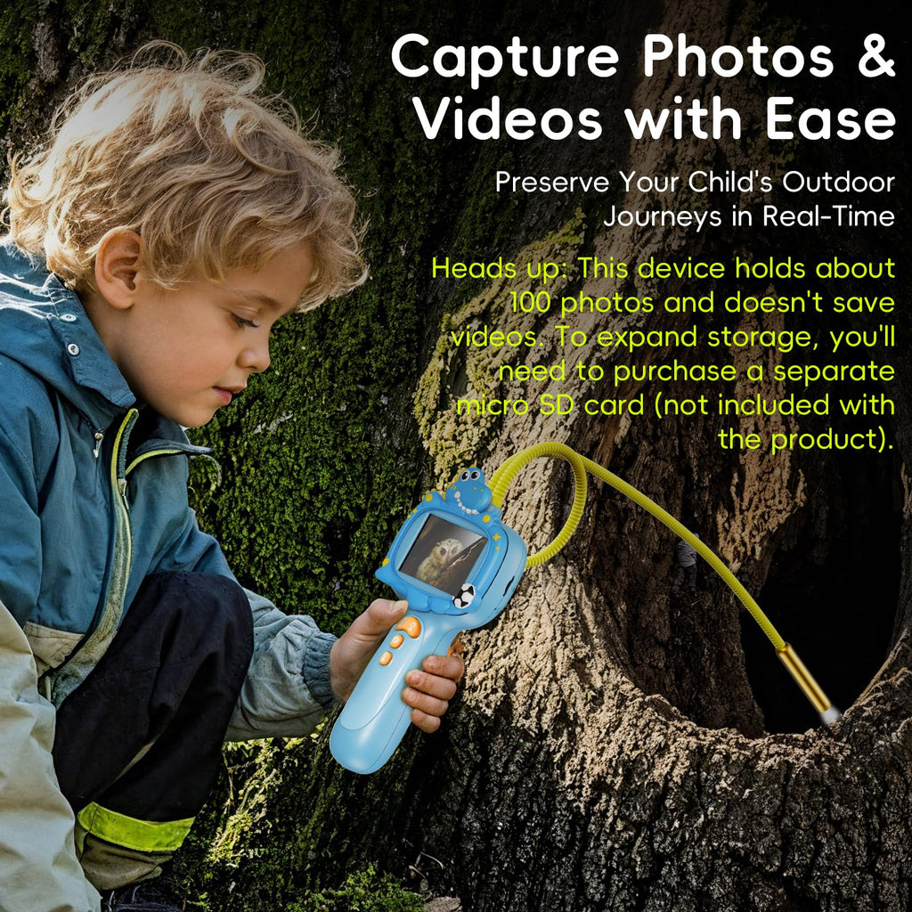 Kids Borescope Borescope Camera for Kids, STEM Toy for 3+ Years Boys Girls