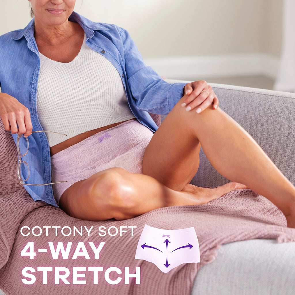 Always Discreet Adult Incontinence & Postpartum Underwear For Women, Size Small/Medium, Maximum Absorbency, Disposable, 32 Count x 2 Packs (64 Count total) (Packaging May Vary)