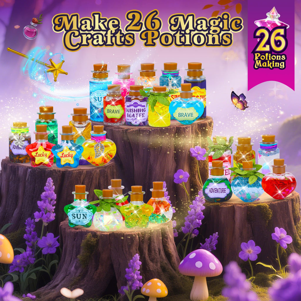 Fairy Magic Potions Kit for Kids with Magical House, Potions Craft Age 6-10
