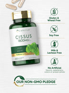 Carlyle Cissus Quadrangularis | 200 Capsules | Traditional Herb Extract Supplement | Non-GMO and Gluten Free Formula