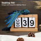 Guwewu Feathered Wyvern Dragon, 3D Printed Dragon, Articulated Dragon, Fidget Dragon, 3D Printed Toys, Desktop Pet (Azurewing)