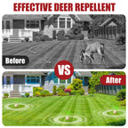 Deer Repellent Ball 12 Pcs, Rabbit Repellent Outdoor, Effective Deer Deterrent for Garden, Protect Your Plants with Powerful Repellents Deer for Flowers, Shrubs & Trees