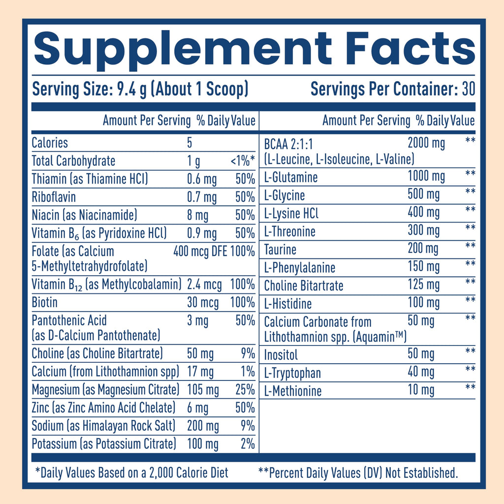 NativePath Native Hydrate, Zero Sugar, Electrolytes Powder with BCAAs, Tangerine Hydration, Keto & Paleo Friendly, 30 Servings
