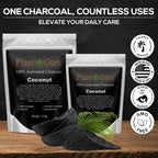 Activated Charcoal Powder Bulk - 1.75 lbs. Jar, Coconut - Food Grade Kosher Non-GMO - Teeth Whitening, Facial Mask and Soap Making. Promotes Natural Detoxification and Helps Digestion
