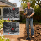 48" Handle Steel Tamper,8×8" Tamper Tool Landscaping