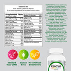 Centrum Minis Silver Multivitamin for Adults 50 Plus, Multimineral Supplement, Vitamin D3, B-Vitamins, Gluten Free, Non-GMO Ingredients, Supports Memory and Cognition in Older Adults - 320 Ct