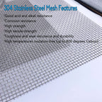 Valchoose 2PACK Wire Mesh 12” X 24”, Sturdy 304 Stainless Steel Mesh