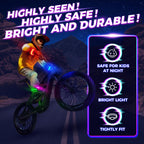 FANL 8 Pack LED Glow Bracelets, 8 Colors, Light Up Party Favors