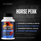 IDEAL PERFORMANCE Horsepeak Capsules, Horsepeak Pills Reviews (60 Capsules)