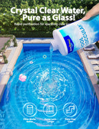 SUMMERBUDDY Swimming Pool Flocculant, Easy to Use，Works with Any Pool Type