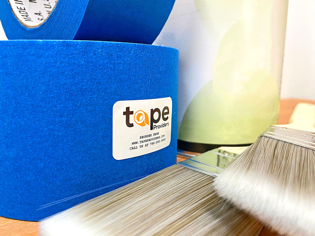 Made in USA Blue Painter’s Tape - 1 inch x 60 yds. (12 Pack) Thick & Wide Masking Tape for Safe Wall Painting, Building, Remodeling, Labeling, Edge Finishing