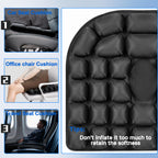 Sondor Travel Cushion,Portable & Adjustable Airplane seat Cushion for Long Flights,Inflatable Cushion for Wheelchair, Travel,Driving