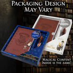 Harry Potter Lockable Diary with UV Invisible Ink Pen for Kids, Teens, Secret Journal with Key, Lined Pages, Stationery Supplies, Gifts for Kids (Brown UV Pen)