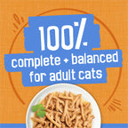 Purina Friskies Wet Cat Food, Shreds With Chicken, (24) 5.5 oz Cans