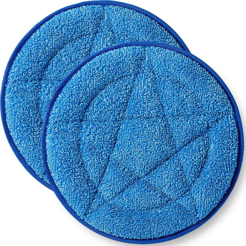 HHQ Microfiber Carpet Bonnet Pads Compatible with Oreck Orbiter Pads and Brushes, 12" & 13" Floor Buffer Pads, 2 Pack