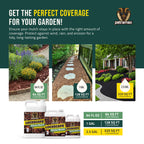 Lockscape Sticky Mulch Glue for Landscaping (2.5G x 2) - Lasts Up to 2 Years, Non-Toxic, Ultra Concentrated Landscape Binder - Strong Mulch and Rock Glue for Landscaping Pea Gravel, Pine Straw & More