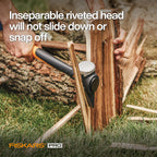 Fiskars Pro IsoCore 2.5 lb Splitting Maul, 14" Wood Splitter Axe