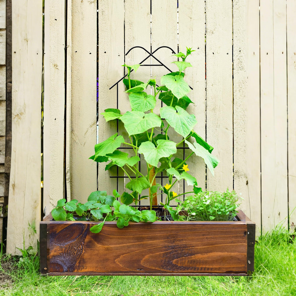 ARIFARO 4 Pack 40" Metal Garden Trellis for Climbing Plants Outdoor