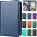 EcoVision Server Book for Waitress, Leather Waiter Organizer with Zipper Pocket, Restaurant Waitstaff Booklet, Guest Check Holder with Money Pocket, Fits Server Apron