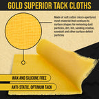 Dura-Gold - Pure Gold Superior Tack Cloth (Pack of 36), Woodworking, Automotive Paint, Tack Cloth Autobody Painting, Painters Cloths, Dust Rags, Stain Rags, Wood Staining Pads, Tac Cloths, Tacky Towel