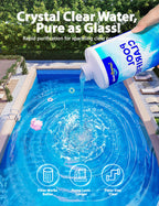 SUMMERBUDDY Pool Clarifier for Above Ground Pools and Inground Pool, Works with Any Pools, Clarifier for Swimming Pool