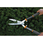 Fiskars 20" Power-Lever Garden Hedge Shears, Shrub Trimmer, 8” Blades