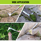 WORKPRO Crack Weeder, Stainless Steel Crevice Weeding Tool with Adjustable Long Handle (27"-54")