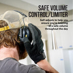 3M WorkTunes Connect Wireless Hearing Protector with Bluetooth Technology, Bluetooth Hearing Protection with a 26 dB Noise Reduction Rating