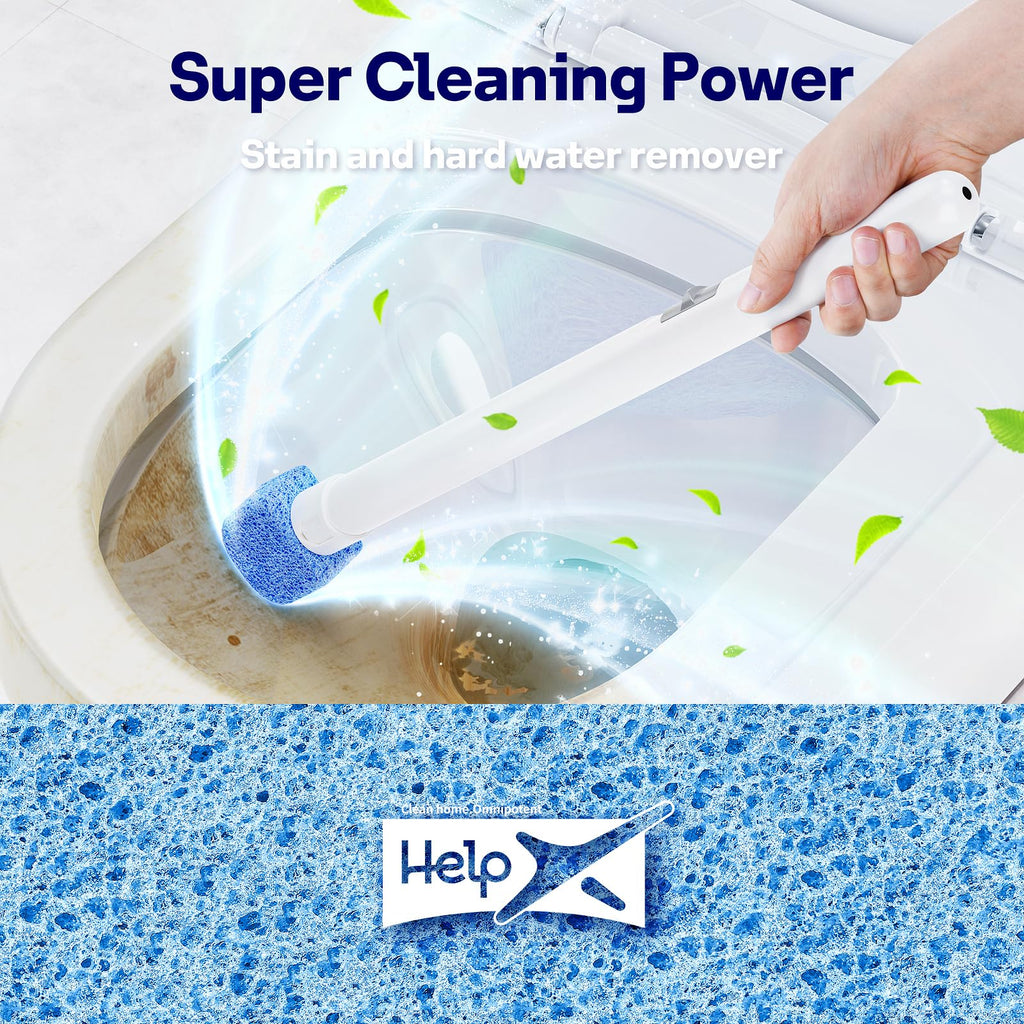 HelpX 8 Pack in 2 Cans Heads,Replacement Pumice Toilet Bowl Cleaning, for Cleaning Toilets, Bathtubs, Grills, Swimming Pools, Sinks