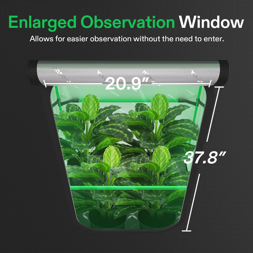 VIVOSUN PRO Grow Tent 2x4 Indoor Grow Tents 24"x48"x 72" with High CFM Kit