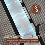 Yotache Magnetic Screen Door for Sliding Doors 72"x80", Screen Size 74"x81", Double-Sided Opening Screen Reinforced Mesh with Strong Magnets for French Front/Back Patio Doors