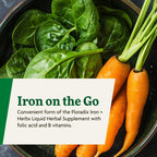 Floradix Iron Tablets - Iron Supplement with B Vitamins, Folic Acid, Vitamin C & More - Energy Support - Vegetarian & Gluten-Free - 120 Tablets (120 Servings)