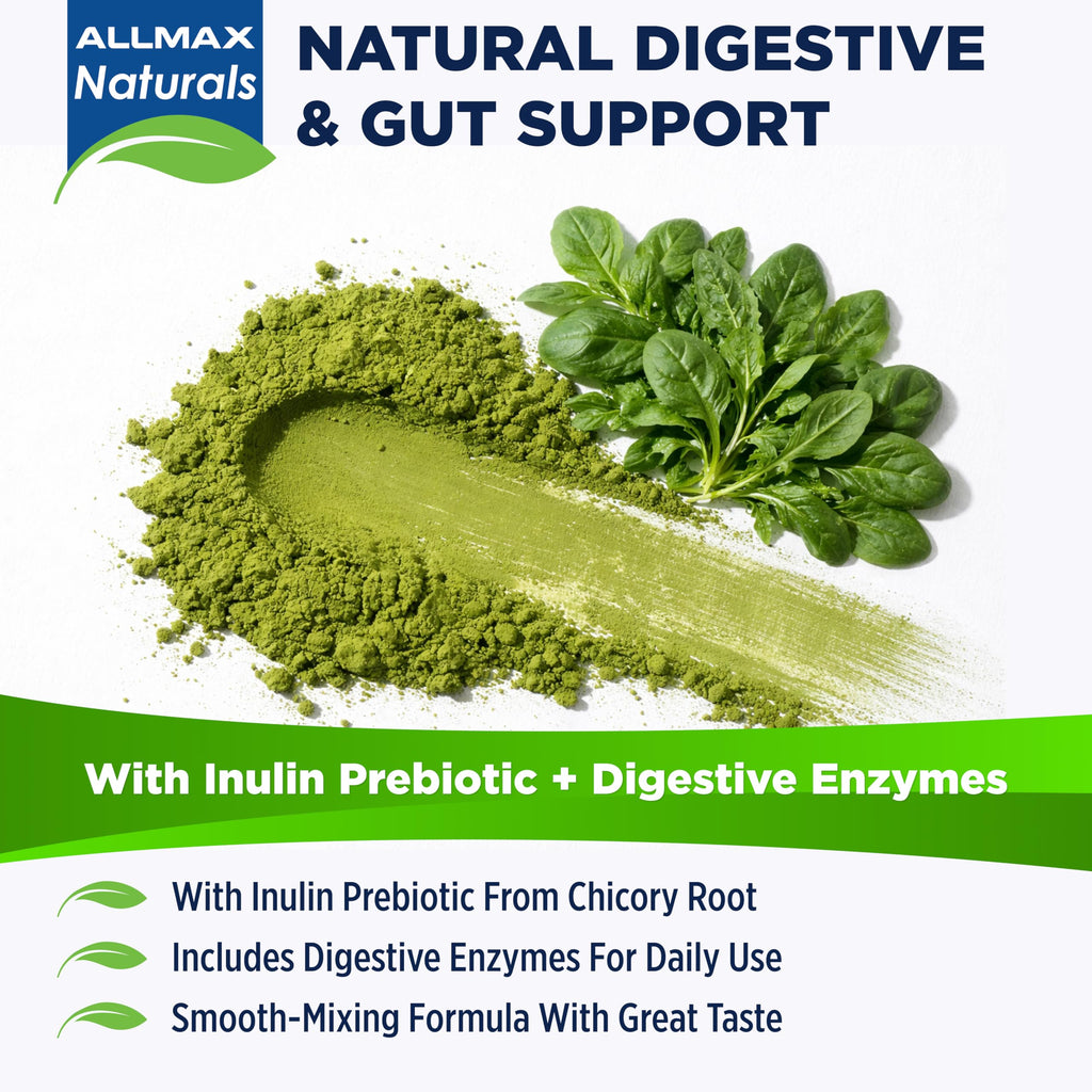 ALLMAX Naturals CytoGreens Super Greens Powder, Premium Green Superfood with Greens, Superfoods, Daily Greens Supplement, Chocolate, 30 Servings