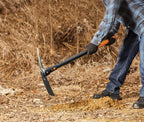 Fiskars Pro IsoCore 36" 2-in-1 Pickaxe & Hoe, Shock Reduction, 5 lb