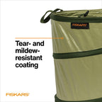 Fiskars 30-Gallon Kangaroo Collapsible Pop Up Garden Bag for Yard Waste