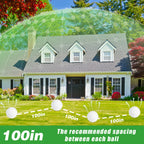 24 Pack Deer Repellent, Rabbit Repellent, Deer Deterrent, Powerful Deer Repellent for Yard, Keep Deer and Rabbit Out from Fence Plant Trees Garden Home