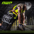 AWP Performance Utility Work Gloves for Men and Women, Touchscreen Compatible, X-Large, 3 Pair Pack