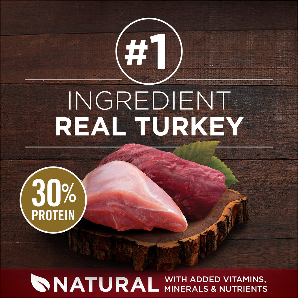 Purina ONE True Instinct Dry Dog Food, Real Turkey & Venison, 27.5 lb Bag