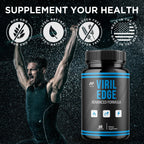 Viril Edge Capsules, Official Viril Edge Pills for Men with All Natural Ingredients, Maximum Strength Supplement Premium Vitamins Supporting Optimal Wellness & Advanced Health Naturally (60 Capsules)